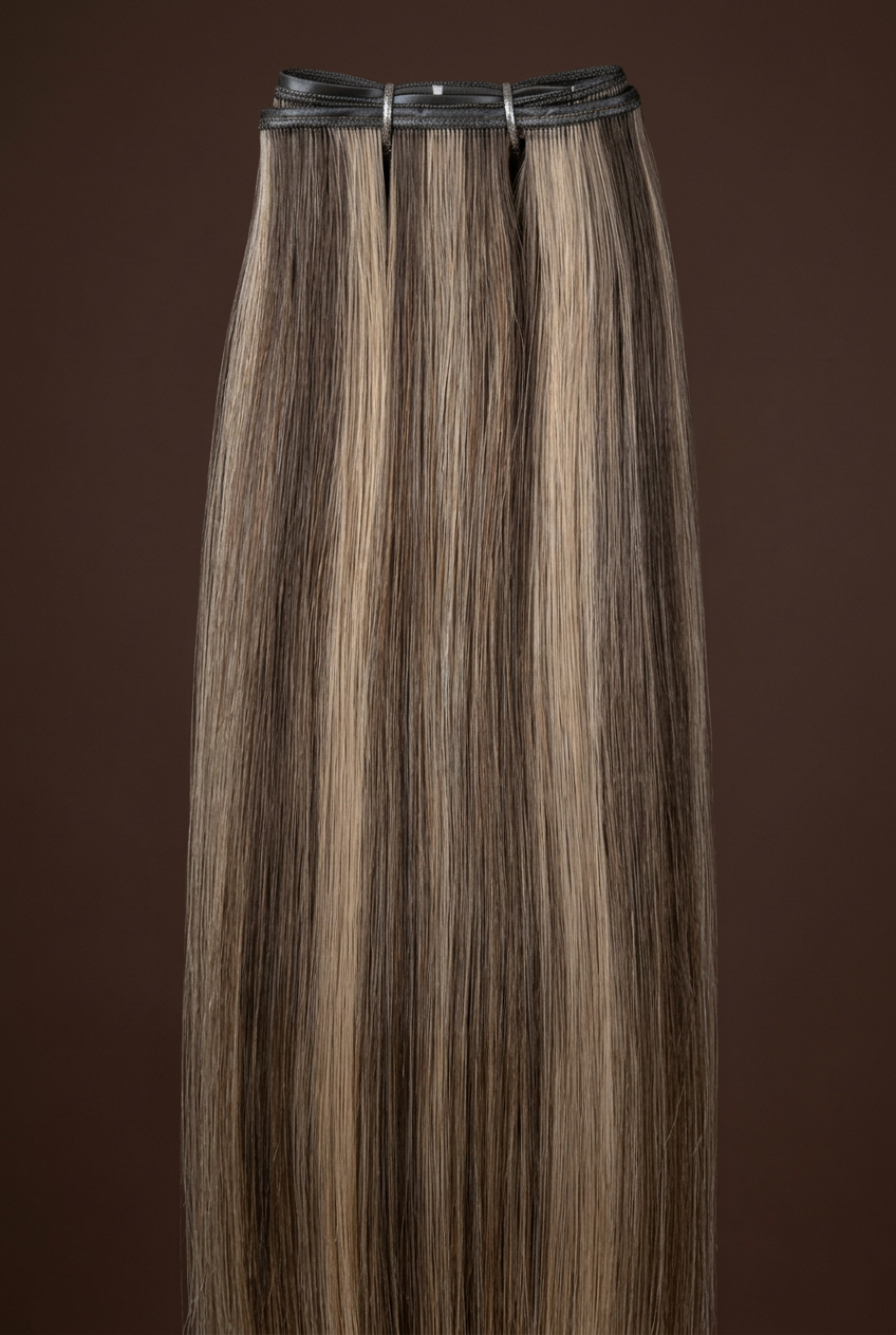 Cashmere hair extension swatch